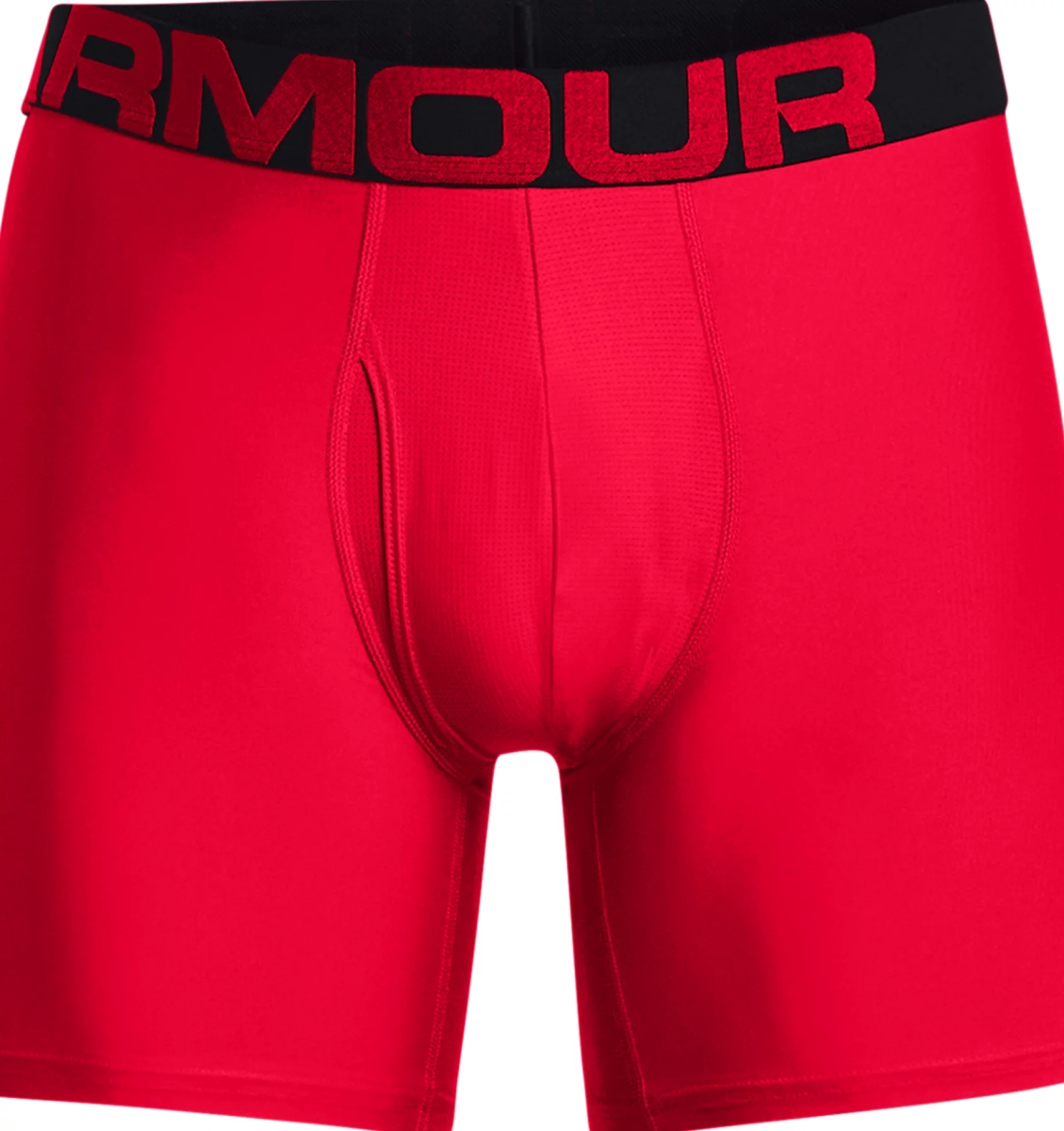 Picture of Under Armour 1363619600XL 6 in. Tech Underwear&#44; Red & Black - Extra Large - Pack of 2
