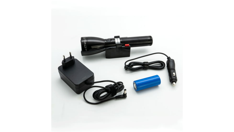 Flashlight Life PO4 Battery Charging Cradle 12V Car Adapter & Converter