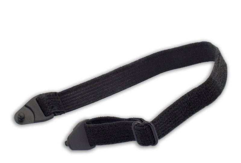 -740-0565 Elastic Retention Strap Single, Black