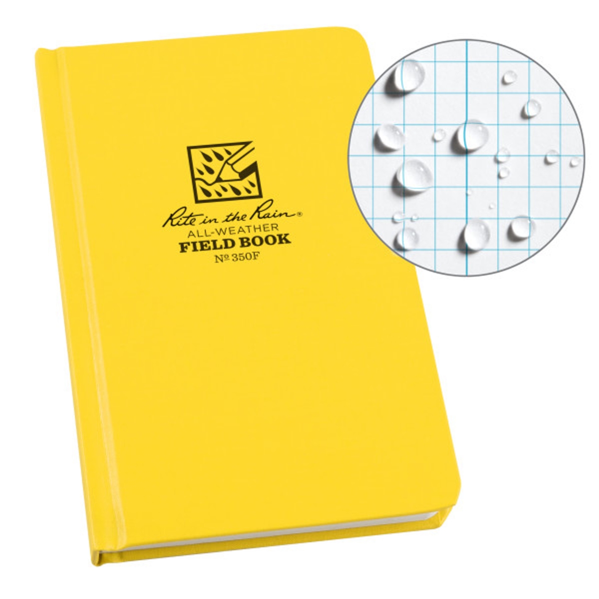 Picture of Rite in the Rain RIR-350F Hard Bound Book&#44; Yellow