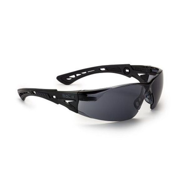 Picture of Bolle BE-PSSRUSP443B Rush Plus Safety Glass&#44; Matte Black - Smoke Lens