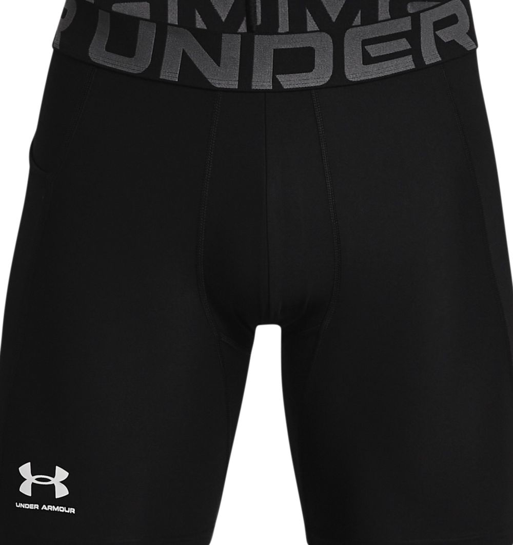 Picture of Under Armour 13615960012X Mens HeatGear Armour Compression Shorts&#44; Black - 2XL