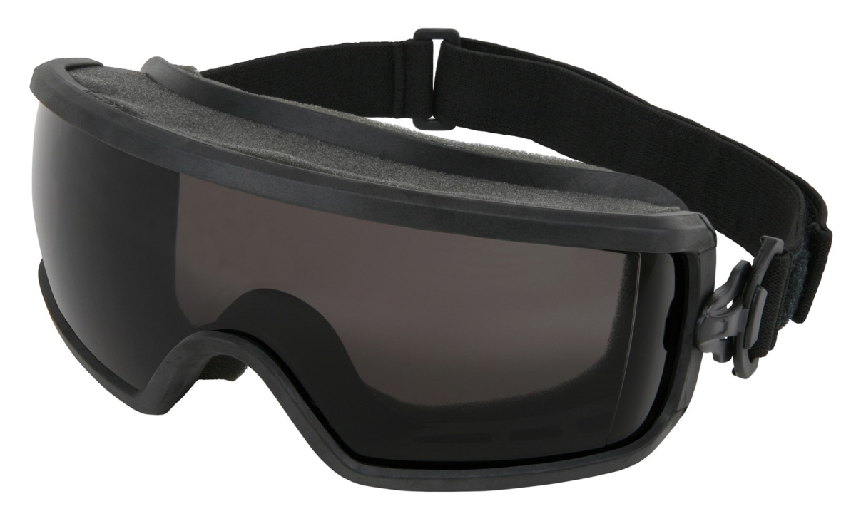 Predator PD2 Safety Goggles with Elastic Strap & Gray Lens