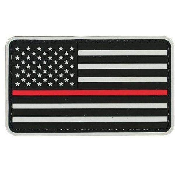 Picture of Voodoo Tactical VDT07-0908000000 American Flag Red Line Patch
