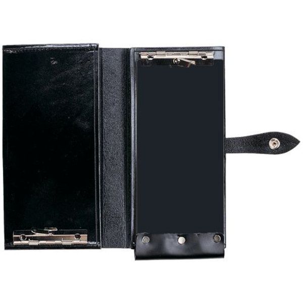 Picture of Aker Leather A581-BW-CH Double Citation Book Cover&#44; Black