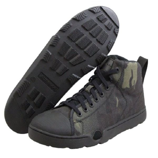 Picture of Altama OS-333051-11.5 OTB Maritime Assault Mid Mens Tactical Boots&#44; Black & Multi Cam - Size 11.5