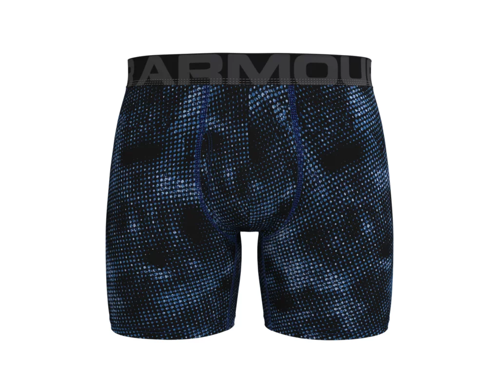 Picture of Under Armour 1363621391MD 6 in. Tech Boxerjock Underwear&#44; Marine OD Green & Black - Medium - Pack of 2