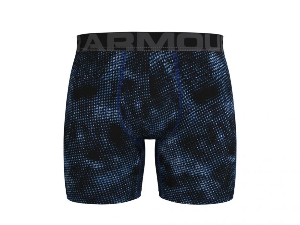 Picture of Under Armour 1363621456LG 6 in. Tech Boxerjock for Mens&#44; Bauhaus Blue & Pitch Gray - Large - Pack of 2