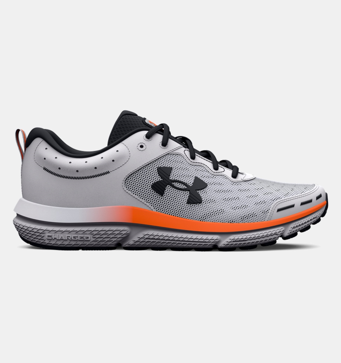 Under Armour 30261751018.5 Charged Assert 10 Running Shoe, White & Black - Size 8.5 -  Inner Armour