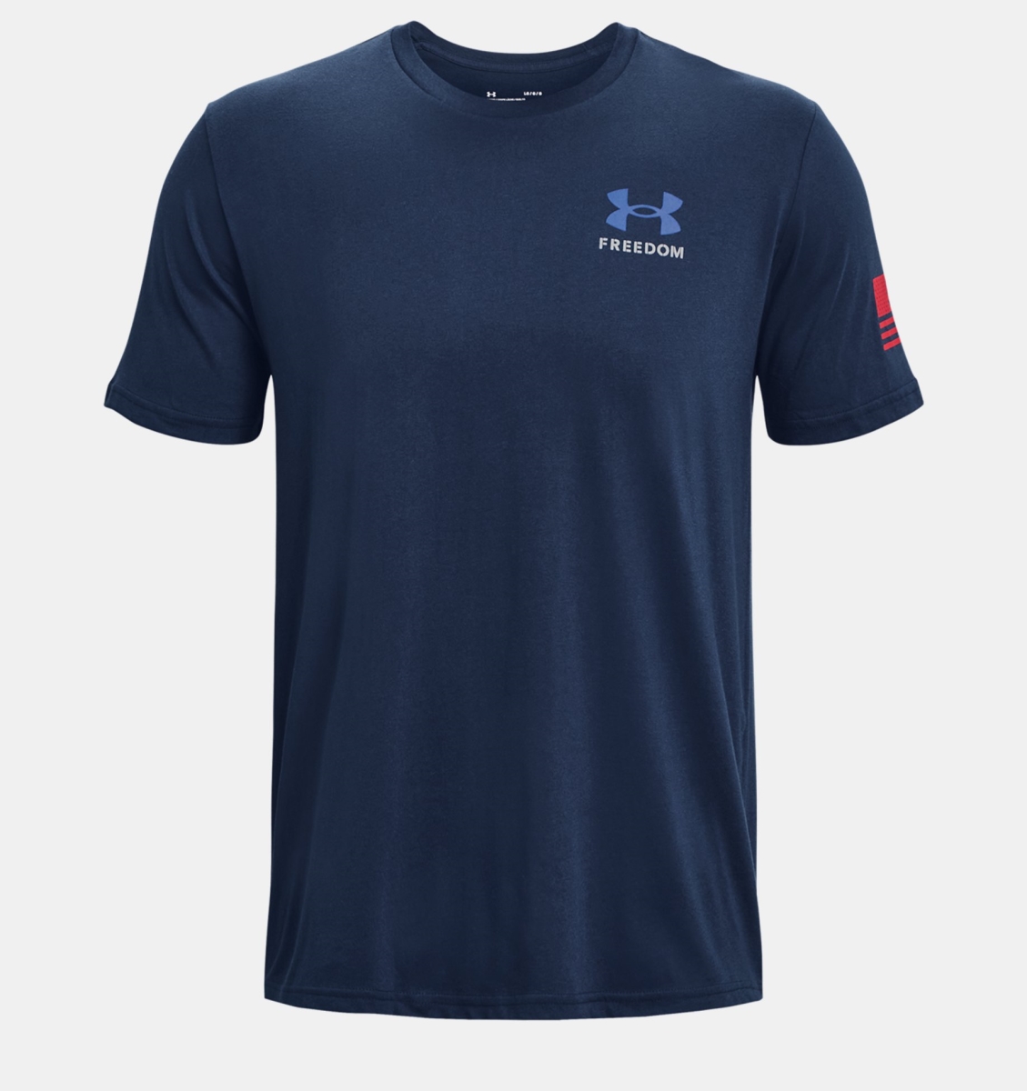 Under Armour 13708104112X Mens Freedom Flag T-Shirt - Academy, Red & Royal - 2XL -  Inner Armour