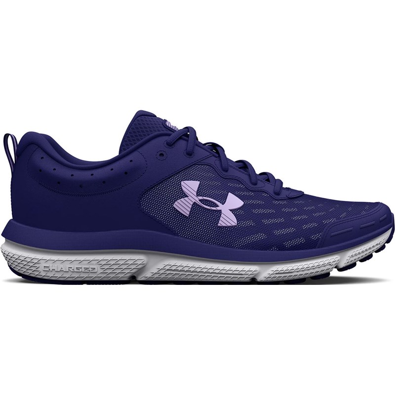 Under Armour  Womens Charged Assert 10 Running Shoes, Sonar Blue & Nebula Purple - Size 7
