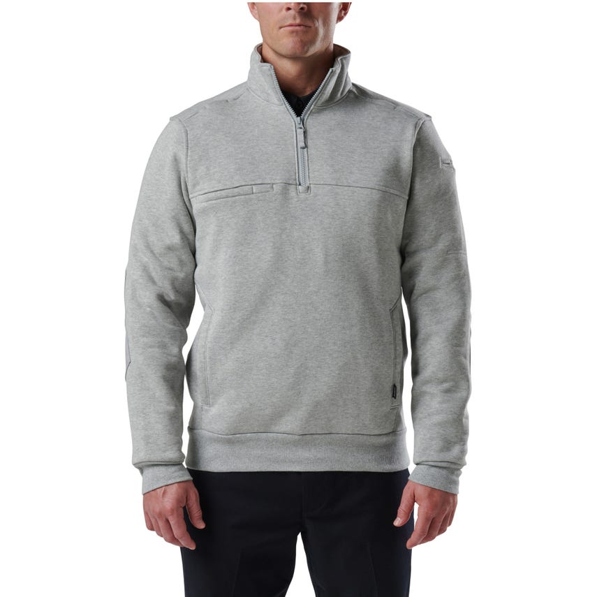 Picture of 5.11 Tactical 5-72534016SR 0.25 Zip 2.0 Job Shirt, Heather Grey - Small