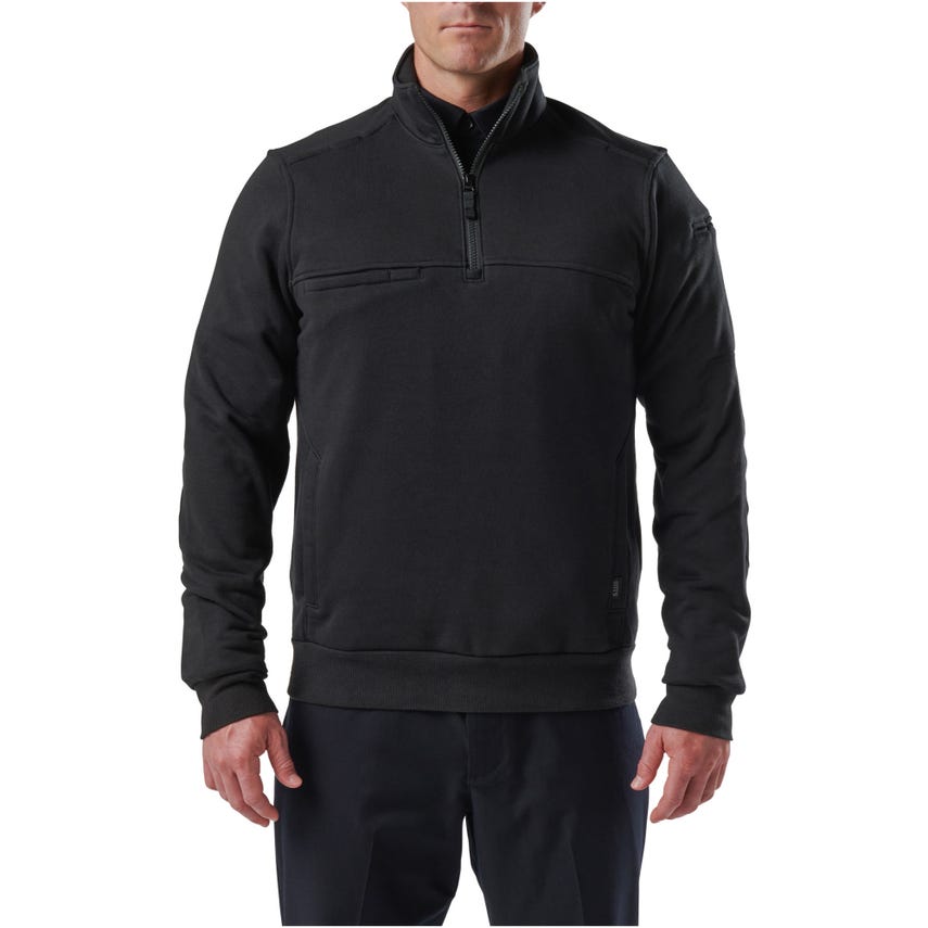 Picture of 5.11 Tactical 5-72534019LR 0.25 Zip 2.0 Job Shirt, Black - Large