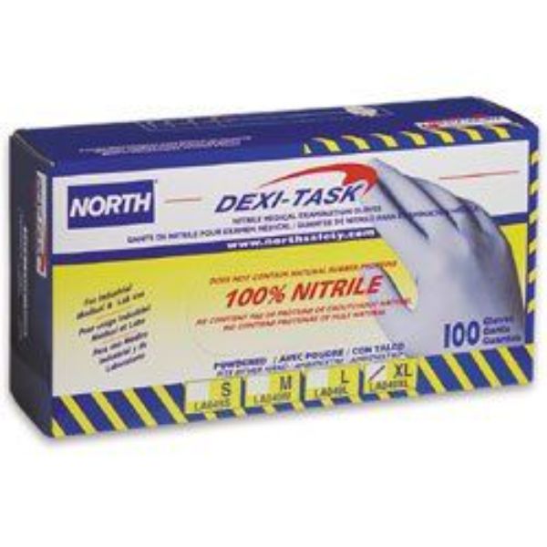 HL-LA049PFIND-S Dexi-Task Nitrile Disposable Gloves, Blue - Small