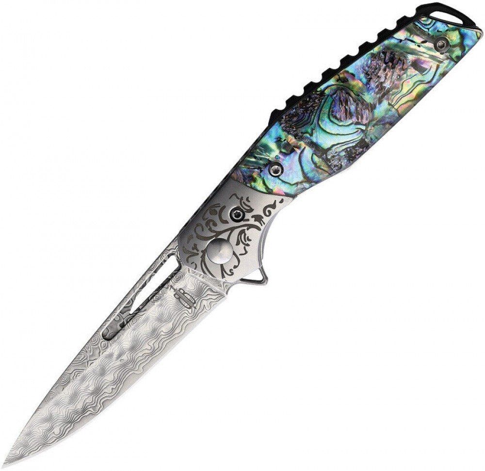 BNB-BNB1991A Abalone Flipper Fixed Knife