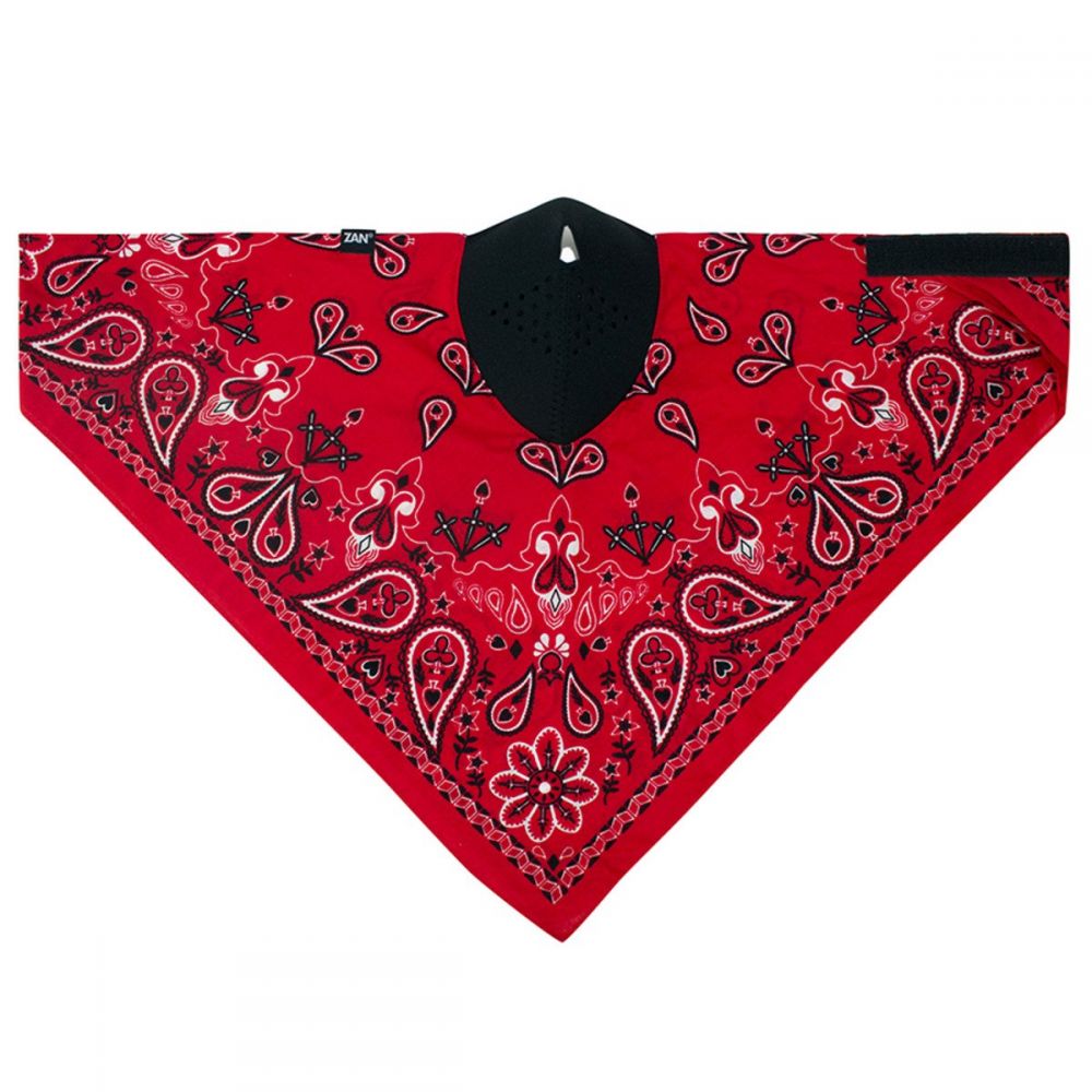 Zan Headgear ZAN-NEOL111 Neodanna Polyester SportFlex Paisley Face Mask, Navy