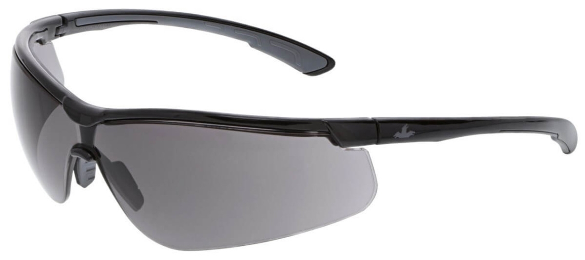 Picture of MCR Safety MCR-KD712AF UV-AF Klondike KD7 Safety Glasses&#44; Black & Gray