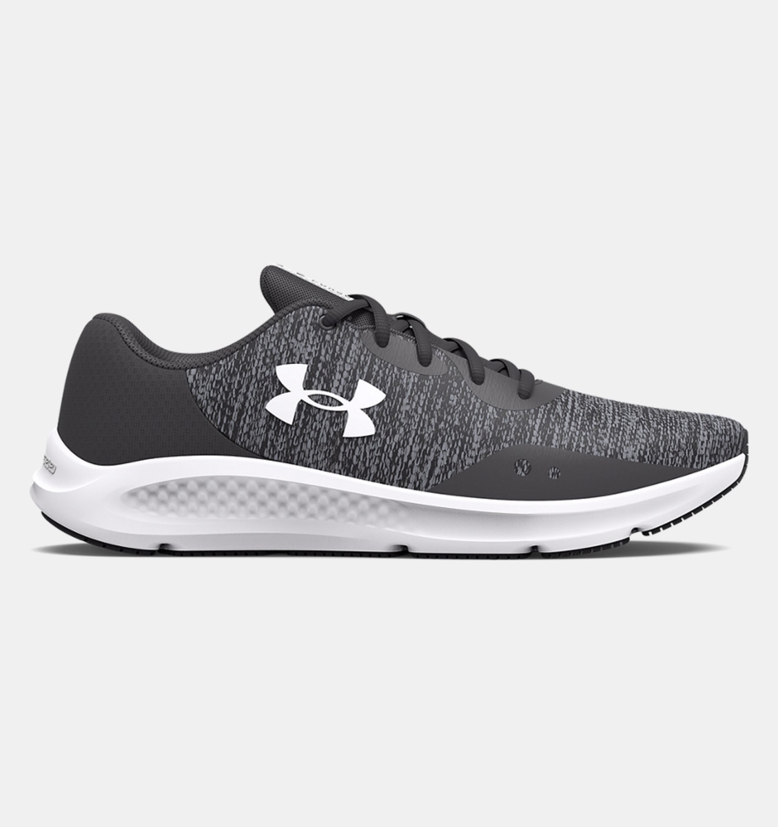 Under Armour 302594510010.5 Charged Pursuit 3 Twist Running Shoe, Jet Gray - Size 10.5 -  Inner Armour