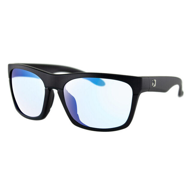 BOB-BROU006B Route Matte Black Frame & Light Blue Lens Sunglass