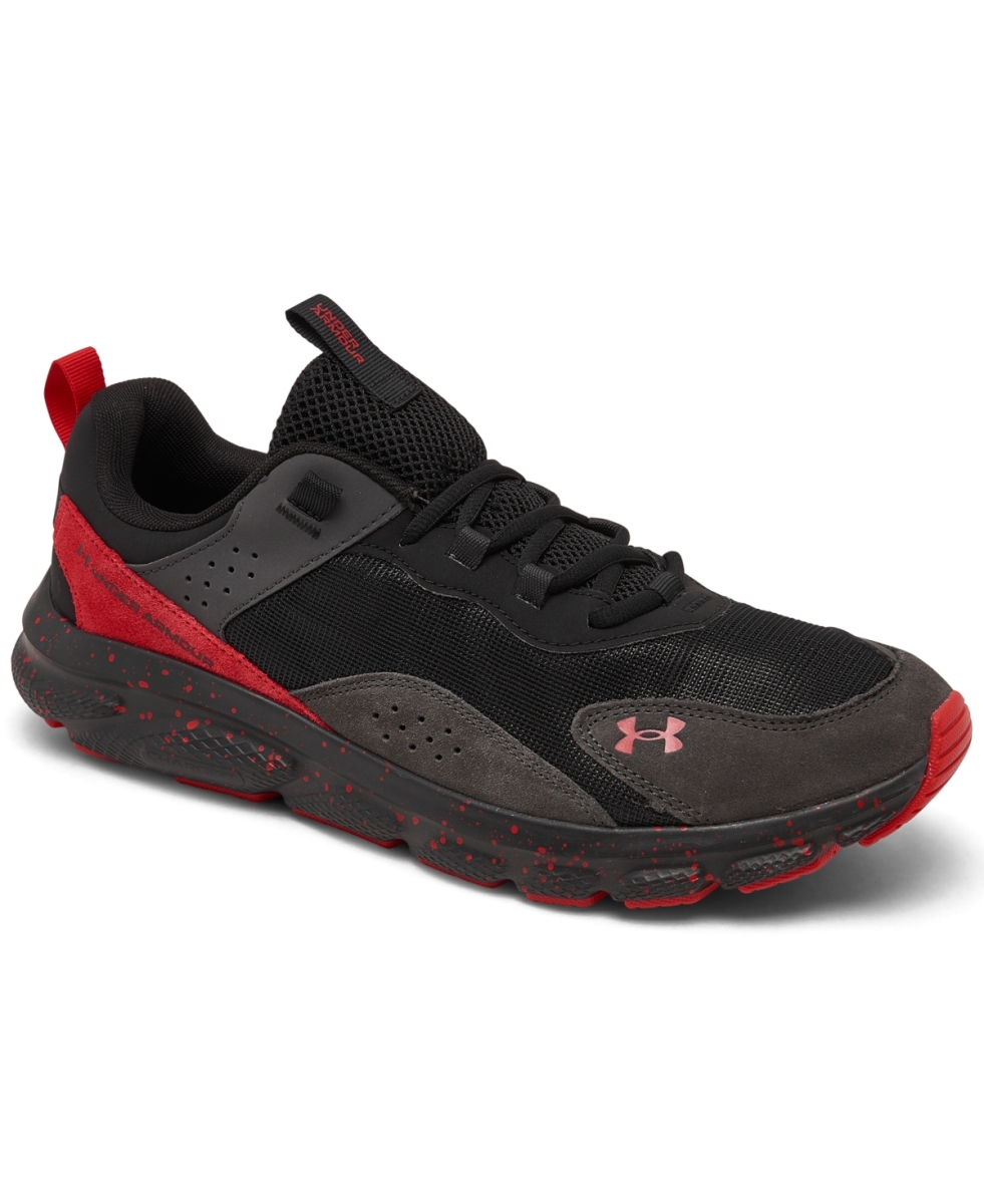 Under Armour 30257501068 Charged Verssert Speckle Running Shoes for Mens, Jet Gray, Red & Black - Size 8 -  Inner Armour