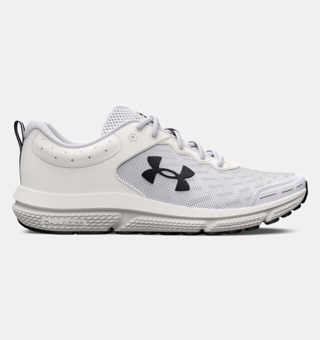 Picture of Under Armour 302617510412.5 Charged Assert 10 Running Shoes&#44; White - Size 12.5