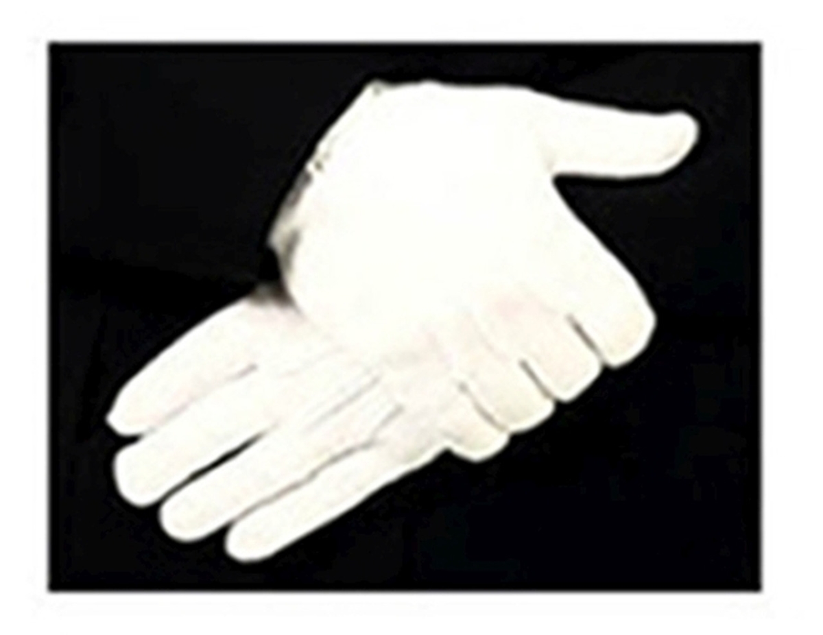 HERO-8782W-M1 Nylon Stretch with Raised Pointing Parade Slip-On Gloves, White