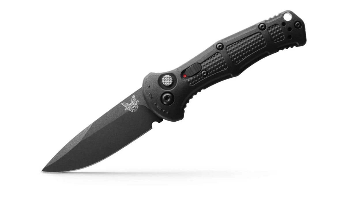 Benchmade Mini Claymore 3 inch Automatic Knife - Black -  9570BK