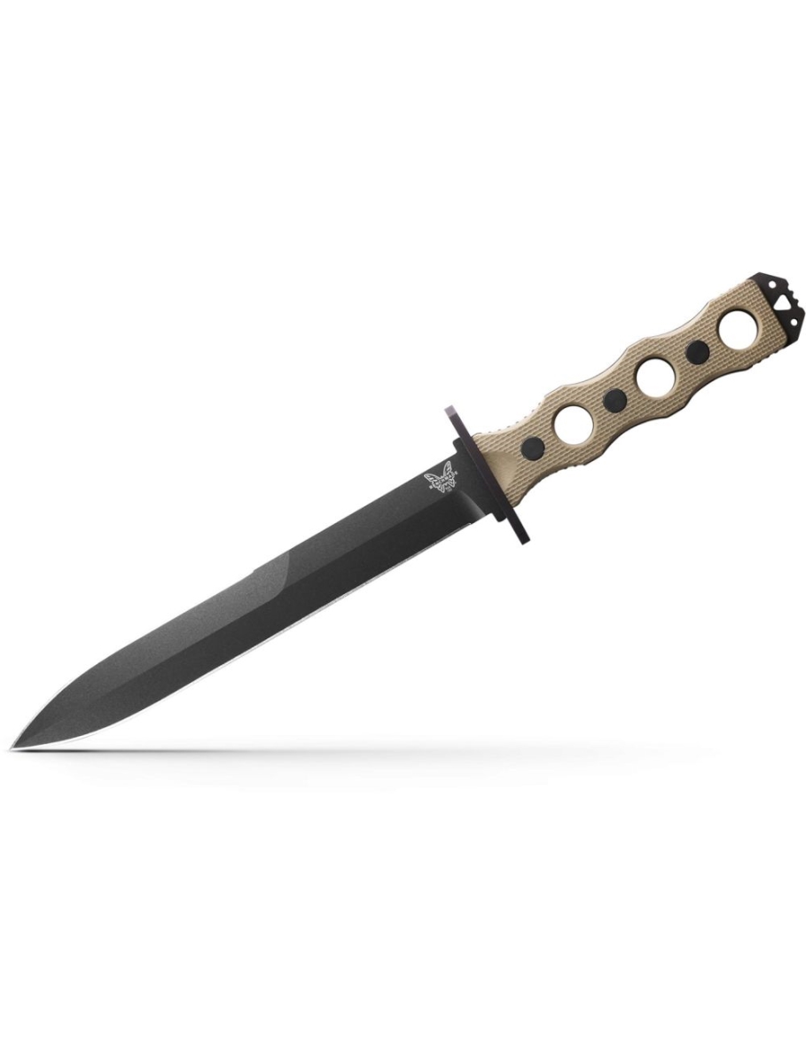 Benchmade SOCP Fixed Blade Dagger Desert Tan G10 Knife 185BK-1