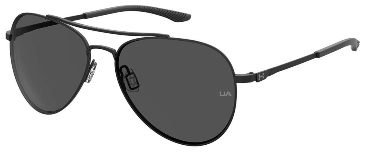 Under Armour  Instinct Sunglasses, Black Frame & Grey Lens