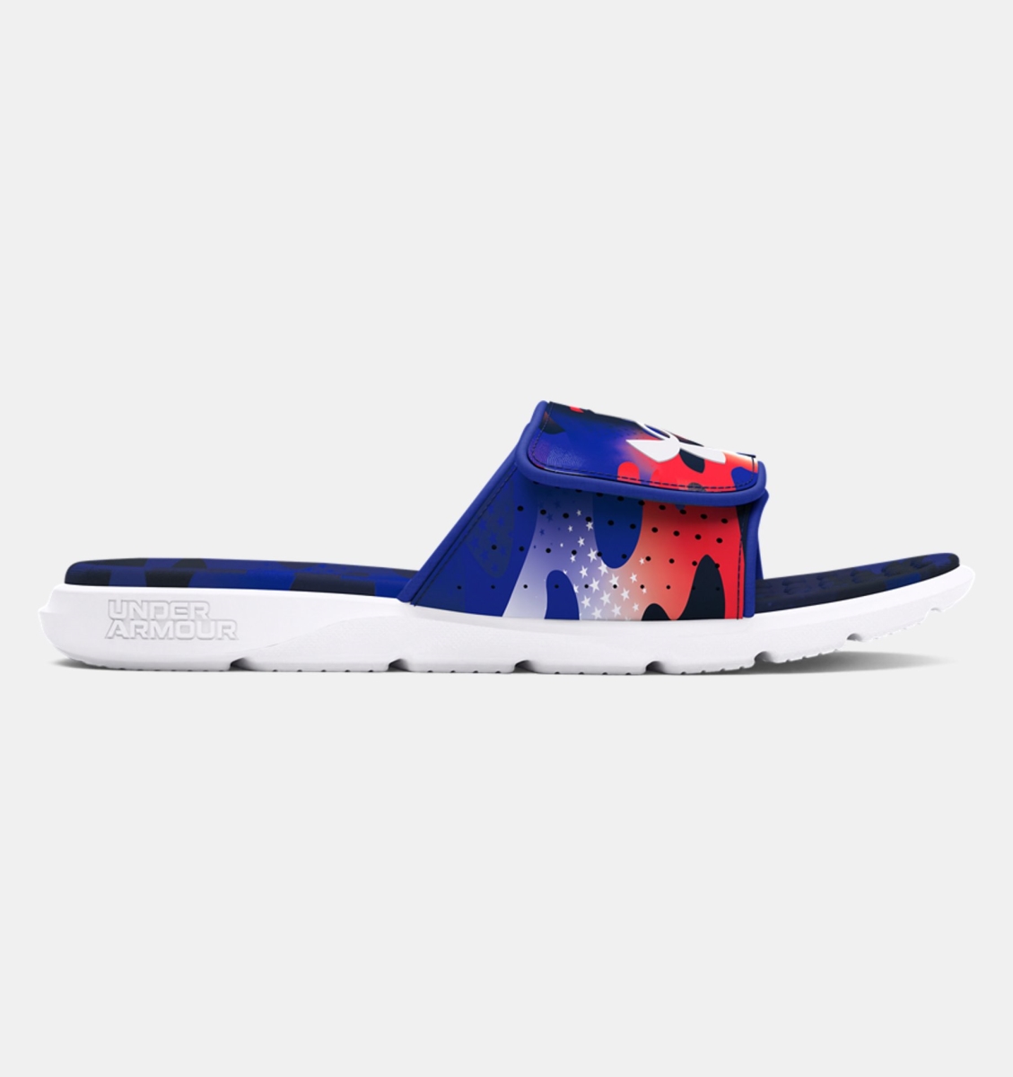 Under Armour 30278501008 Mens Ignite Pro Freedom Shoes, White & Team Royal - Size 8