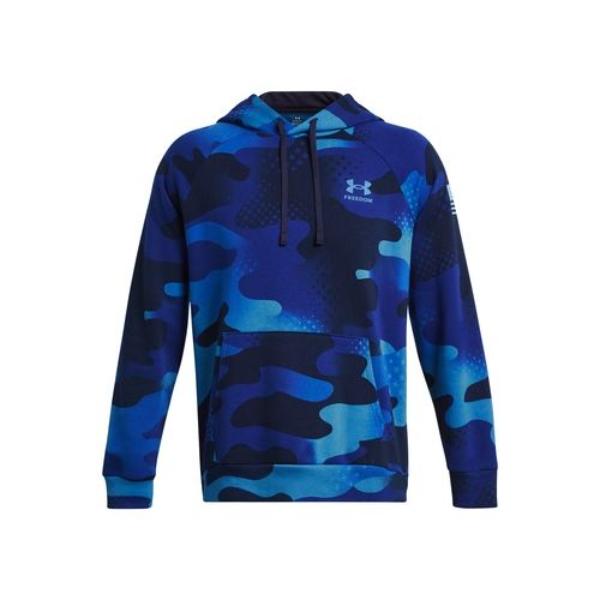 Under Armour 1379211400SM   Freedom Amp Hoodie, Team Royal & Viral Blue - Small