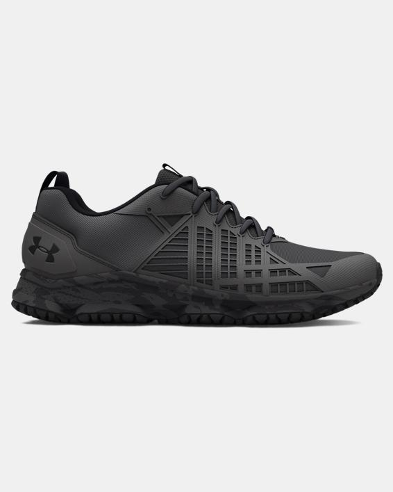 Under Armour 30249531019.5 Micro G Strikefast Tactical Shoes for Mens, Castlerock & Anthracite - Size 9.5