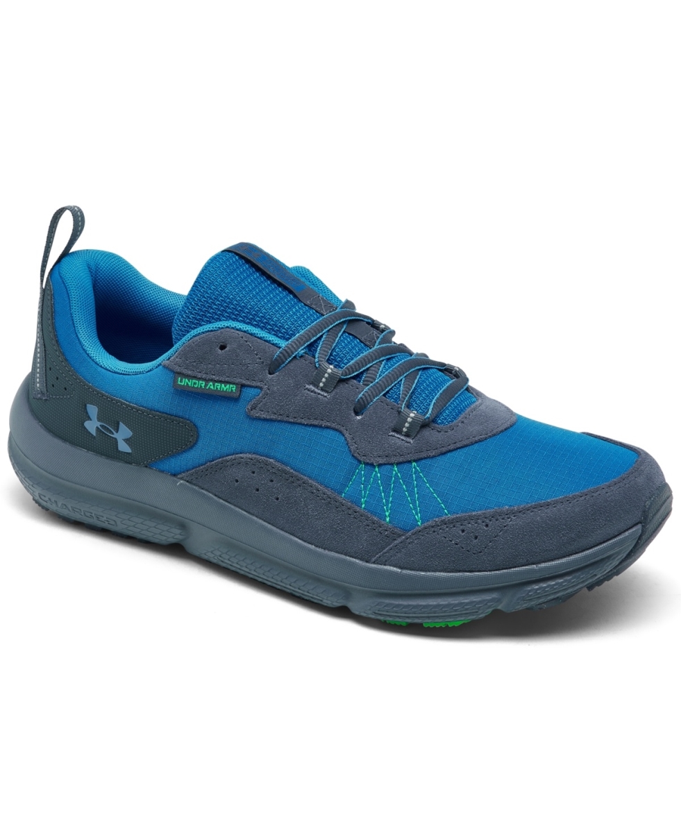 Under Armour 302717840010 Men Charged Verssert 2 Running Sneakers, Photon Blue & Grey - Size 10