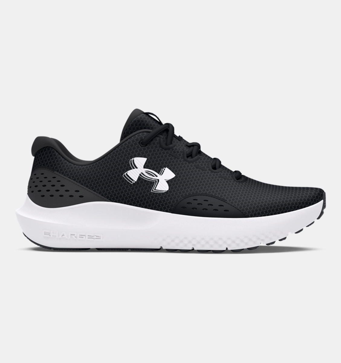 Charged Surge 4 Shoes - Black, Anthracite & White - Size 10 - Under Armour 302700000110