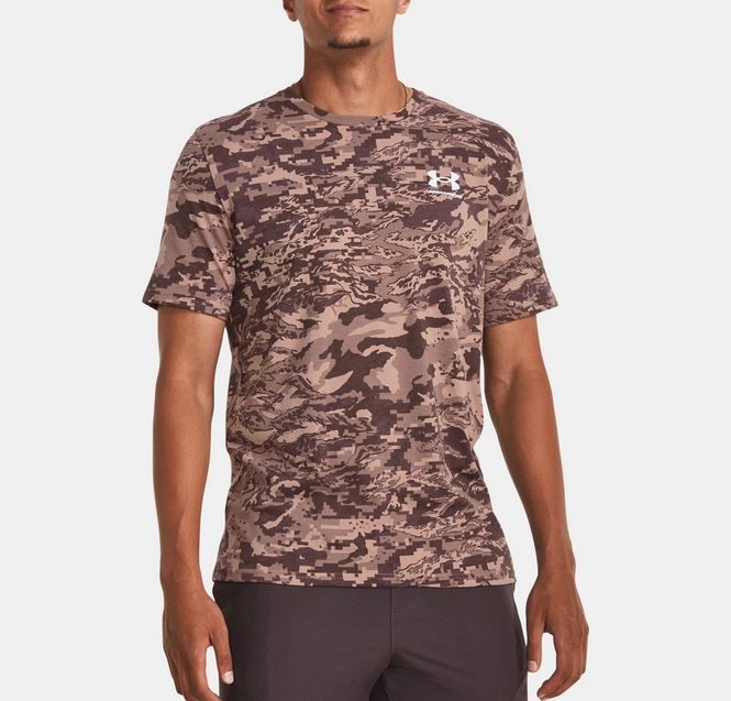 Under Armour 1361698289XL Men Tech ABC Camo Short Sleeve T-Shirt, Brown - Extra Large -  Inner Armour