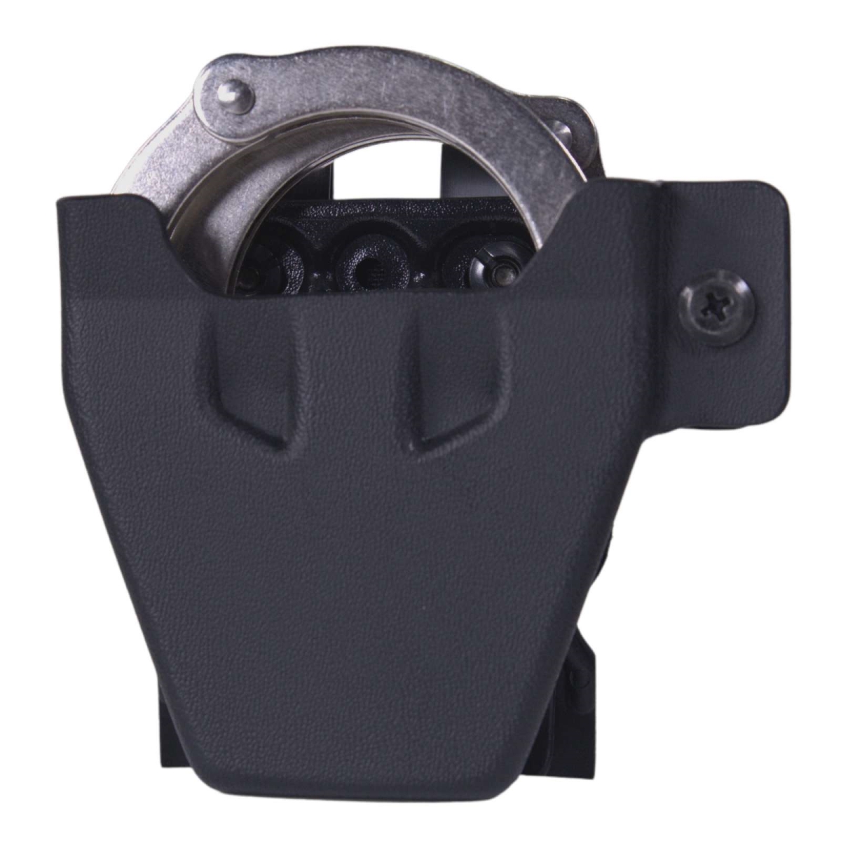 HSG-42DCSCBK Uniform Line S&W Chained Handcuff Pouch with Universal Clip, Black