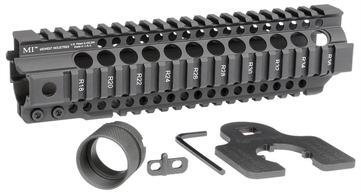 MWI-MI-CRT9.25 Combat Rail T-Series One Piece Free Float Handguard