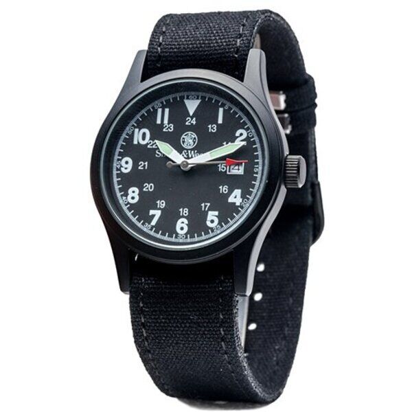 CC-SWW-1464-BK Military Watch, Black