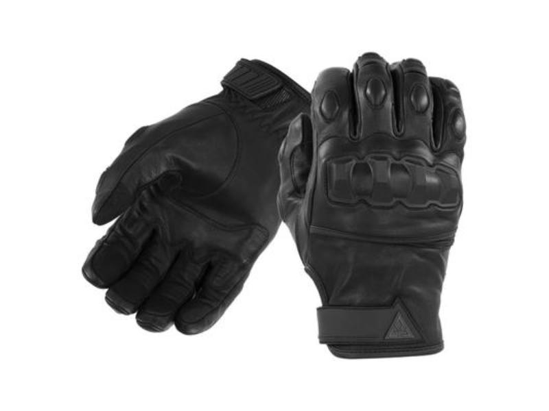 DM-PG1MD Phenom 6 Hard Knuckle Riot Control Gloves for Unisex, Black - Medium