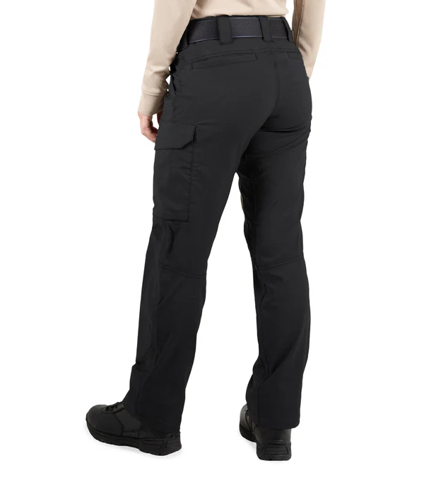 First Tactical Women's V2 Tactical Pants 2-Way Stretch Water Resistant Double-Dyed Black 124011-019, 16
