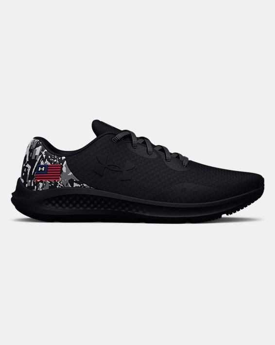 Under Armour 30253840018 Charged Pursuit 3 Freedom Running Shoe for Mens, Black - Size 8 -  Inner Armour