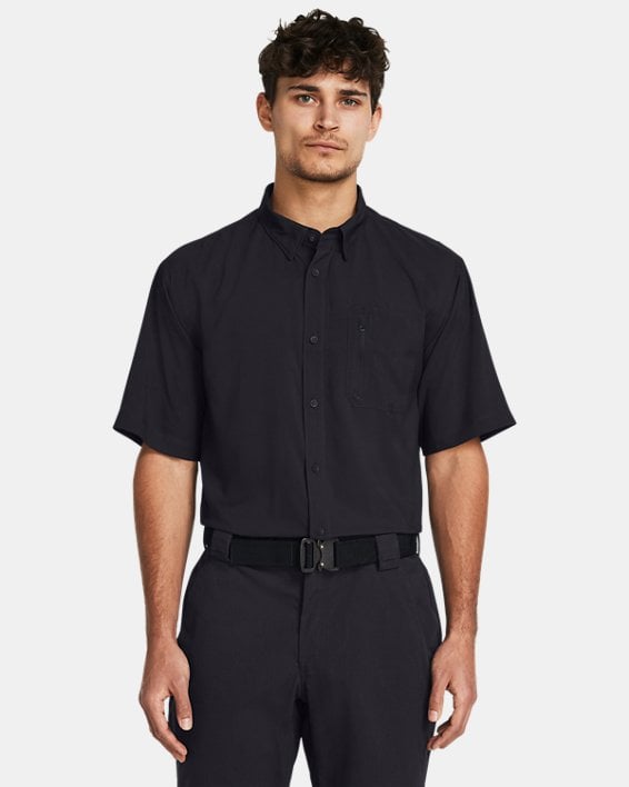 Under Armour 1387743465XL Mens Tactical Range 2.0 Short Sleeve T-Shirt, Dark Navy Blue & Dark Navy Blue - Extra Large