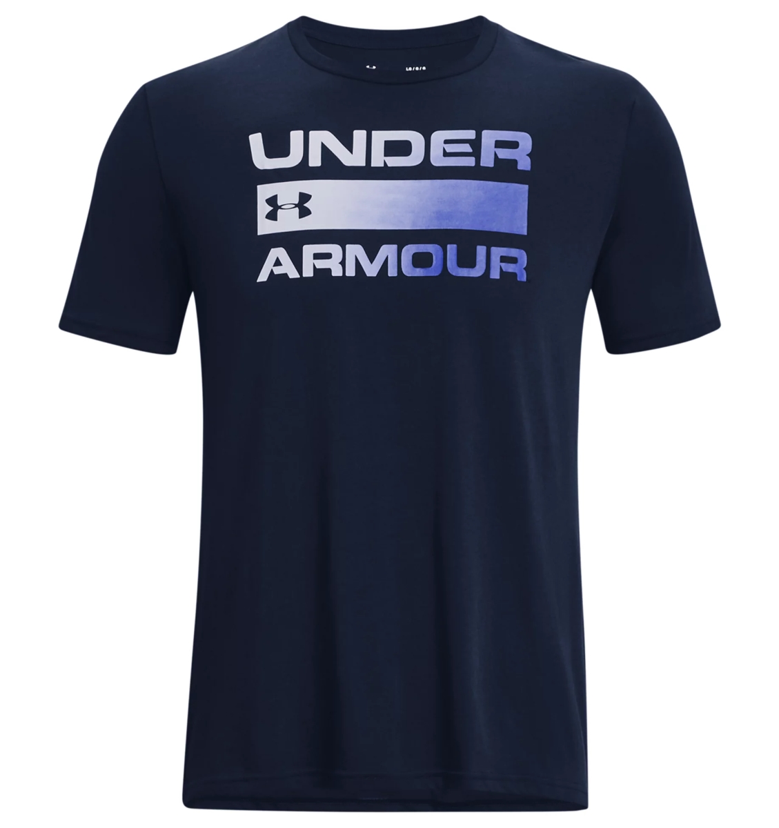 Under Armour 1329582408SM Mens Team Issue Wordmark Short Sleeve T-Shirt, Navy - Small