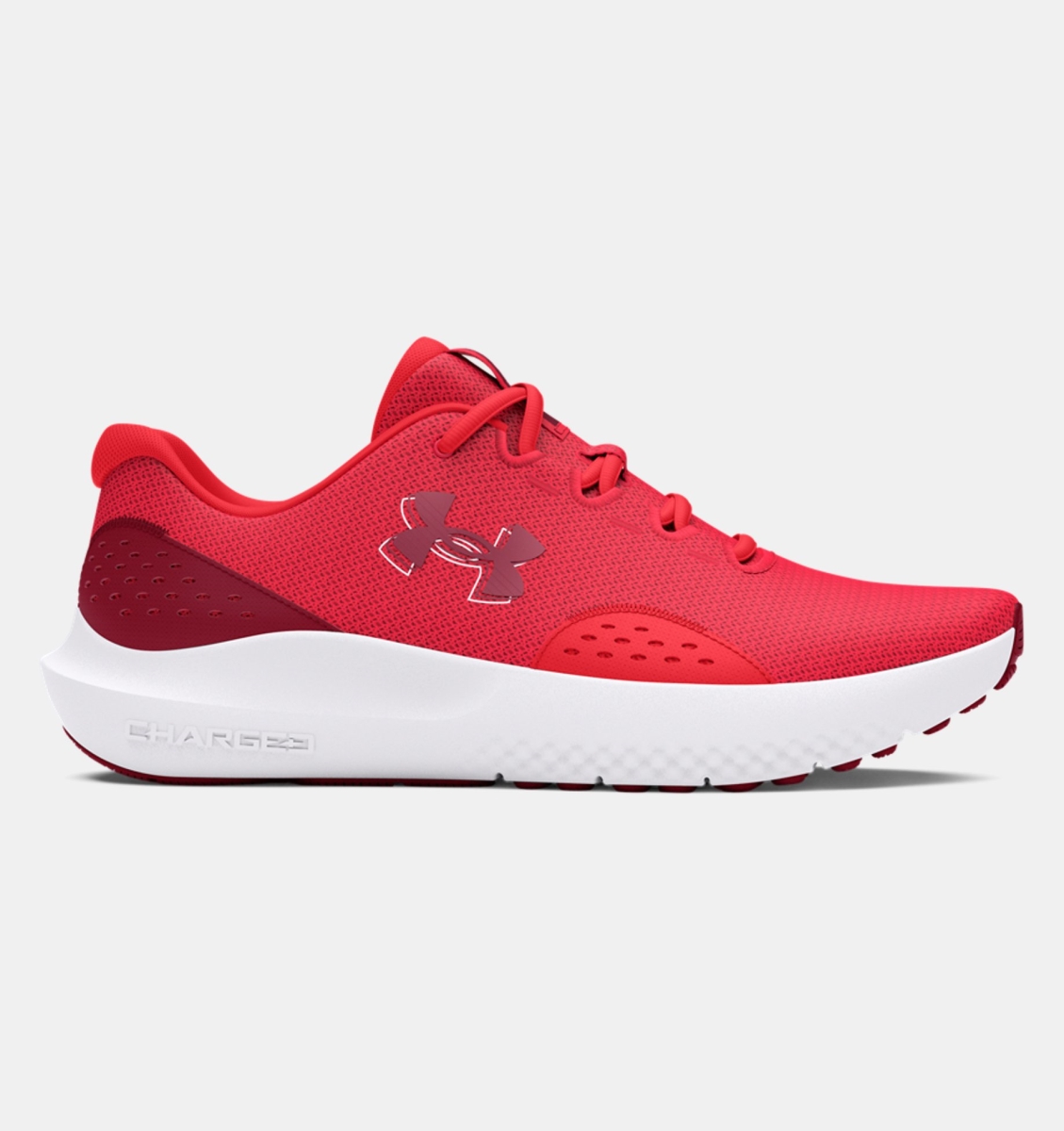 Under Armour 30270006019.5 Mens Surge 4 Running Shoe, Racer Red & Cardinal & Cardinal, Size - 9.5