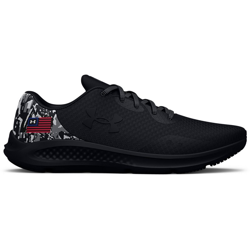 Under Armour 30253840019.5 Charged Pursuit 3 Freedom Running Shoes for Mens, Black - Size 9.5 -  Inner Armour