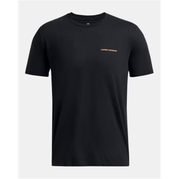Under Armour 13867800013X Mens Schematic Elk Short Sleeve T-Shirt, Black - 3XL