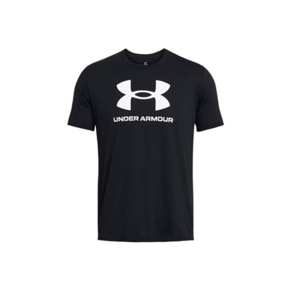 Under Armour 1382911001XL Mens Sportstyle Logo Update Short Sleeve T-Shirt, Black - Extra Large