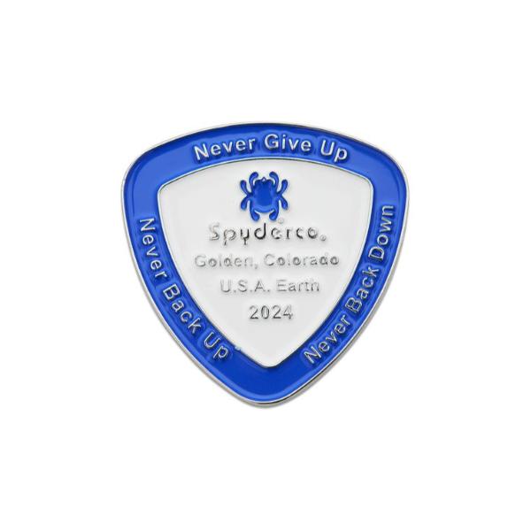 SPY-COIN2024 Military Law Enforcement Commemorative Coin, Blue