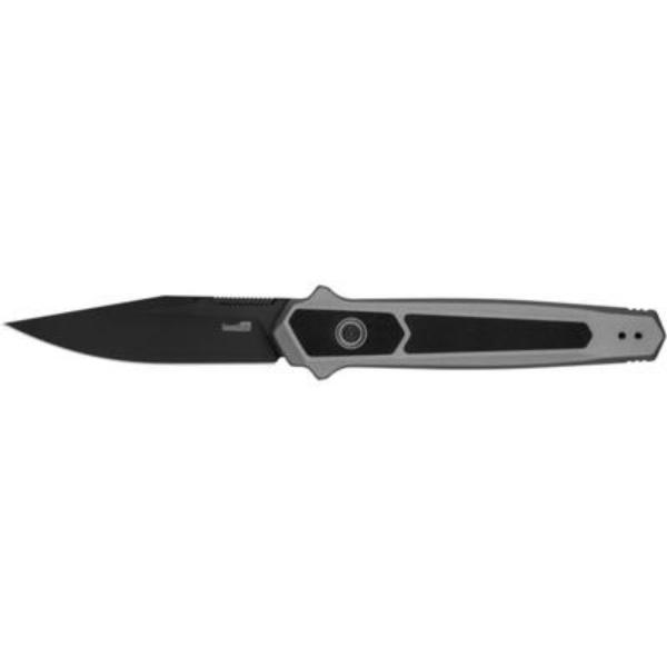 Picture of Kershaw KK-7951 3.5 in. Launch 17 Auto Folding Knife - Cerakoted Clip Point Blade&#44; Aluminum Handles with Textured G10 Inlays&#44; Reversible Clip&#44; Gray & Black