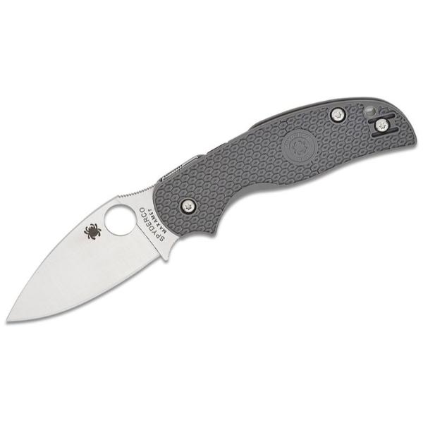 2024 Spyderco Reveal 14, Sage 5 Gray Lightweight Maxamet Alzheimer'S, Plain Edge